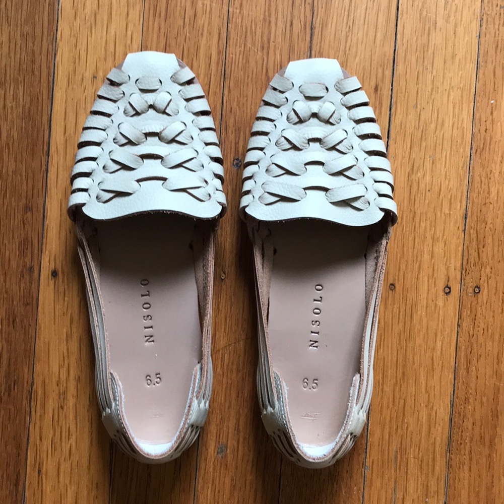 Nisolo Ecuador Huaraches - Bone 6.5 New